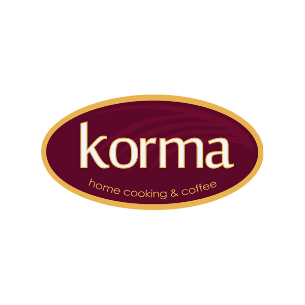 bali logo design : korma coffee shop : korma-coffee-shop