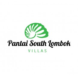 Pantai South Lombok Villas : villa logo : logo design : bali logo design