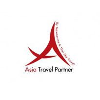 asia travel partner : villa logo : logo design : bali logo design