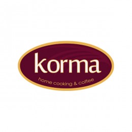korma coffee shop : villa logo : logo design : bali logo design